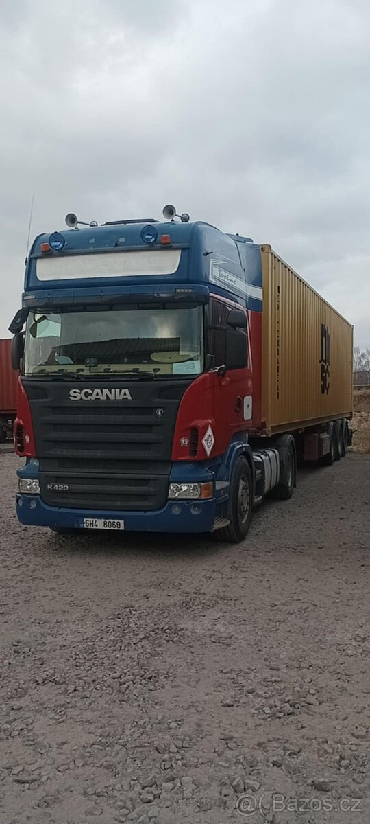 Scania R420 hpi euro 5, retarder, hydraulika, nová stk