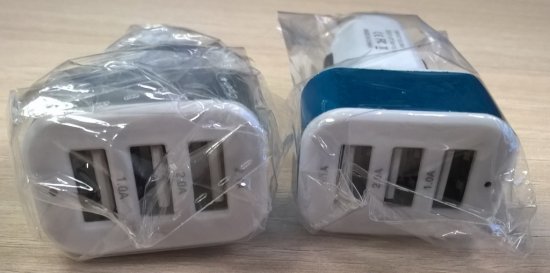 Auto nabiječka 3x USB port