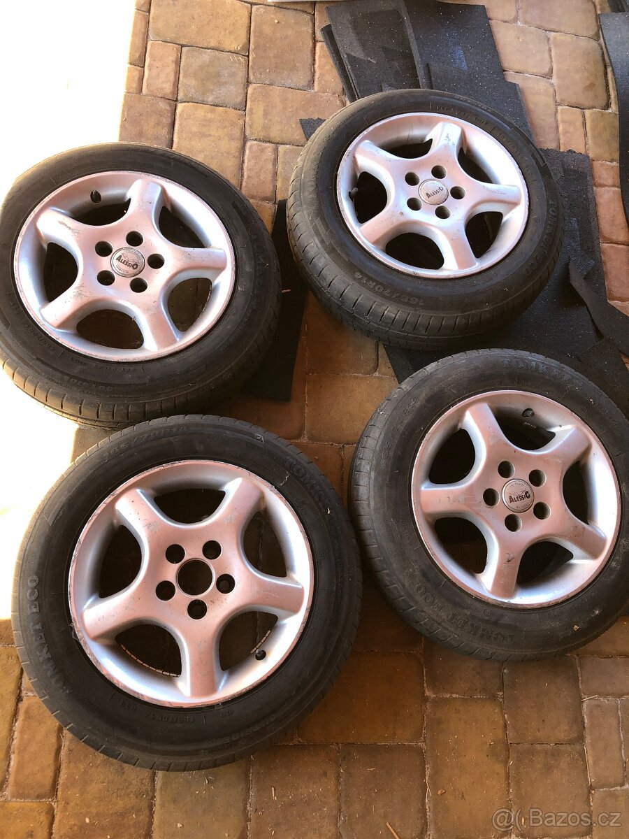 Alu Kola + pneu 165/70R14