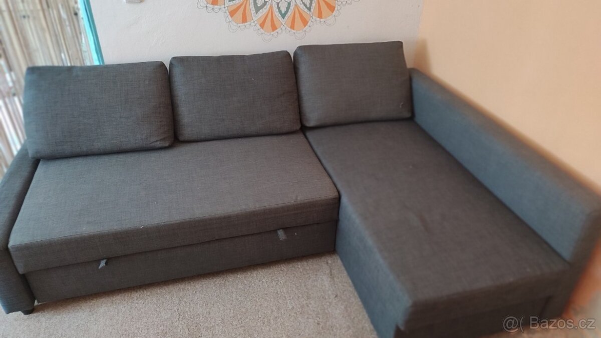 Rozkládací sedačka - postel z IKEA