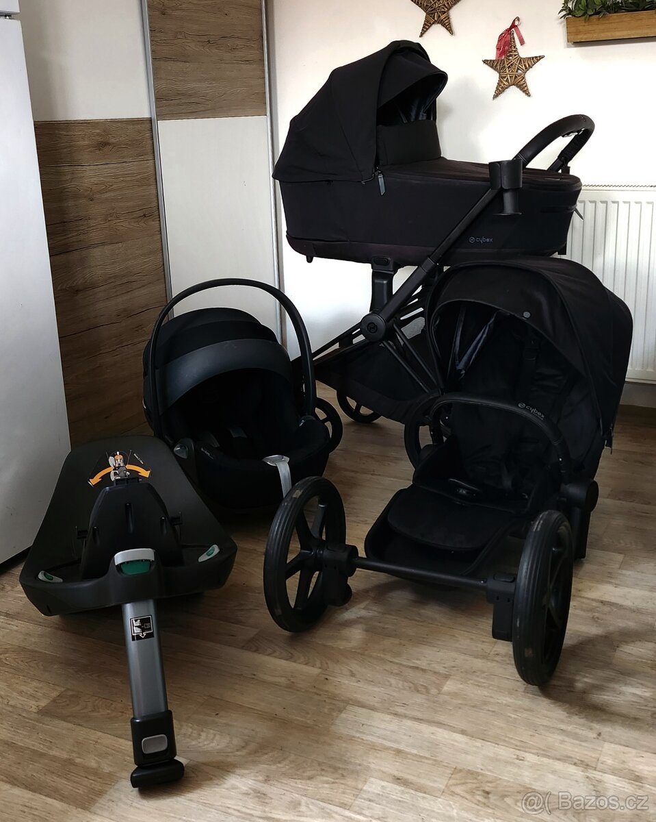 Cybex Priam 4.0 Matt Black, 3 kombinace