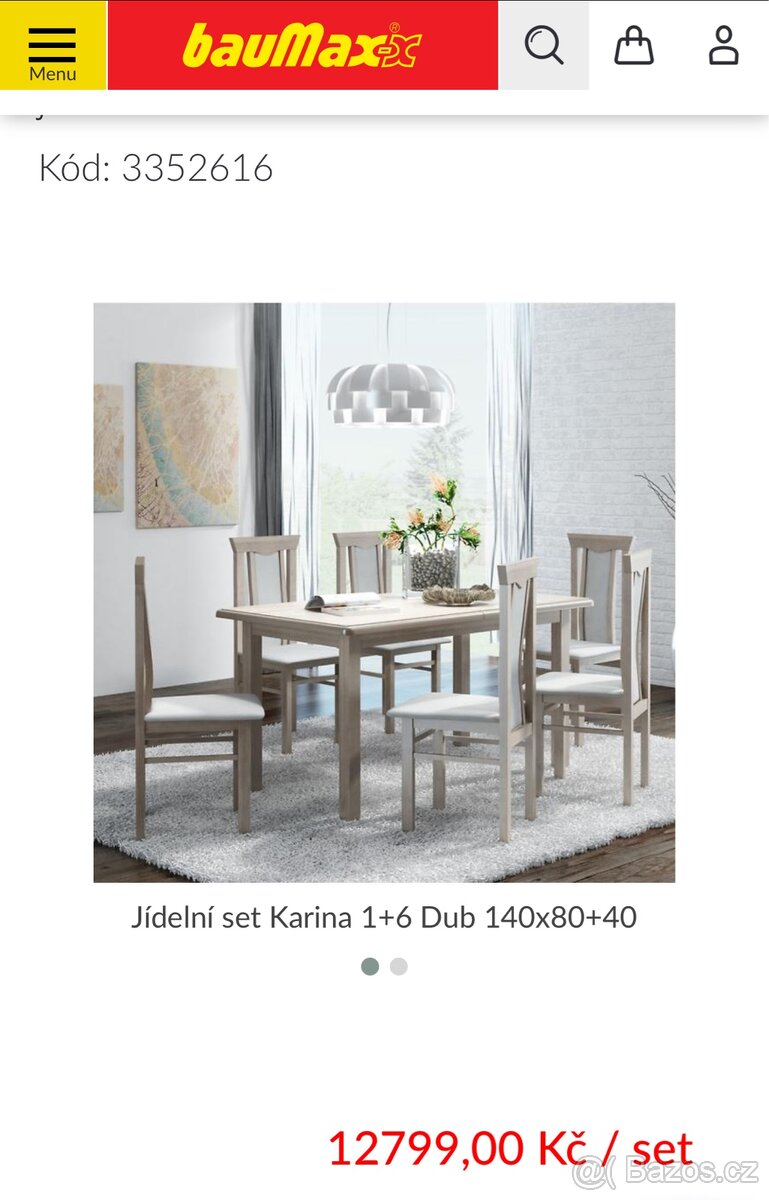 Jídelní set novy