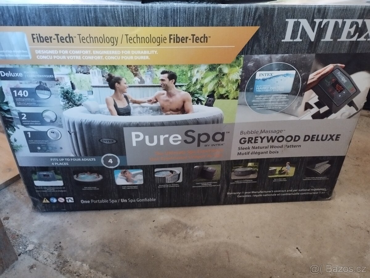 Prodám vířivku INTEX PURE SPA GREYWOOD DELUXE