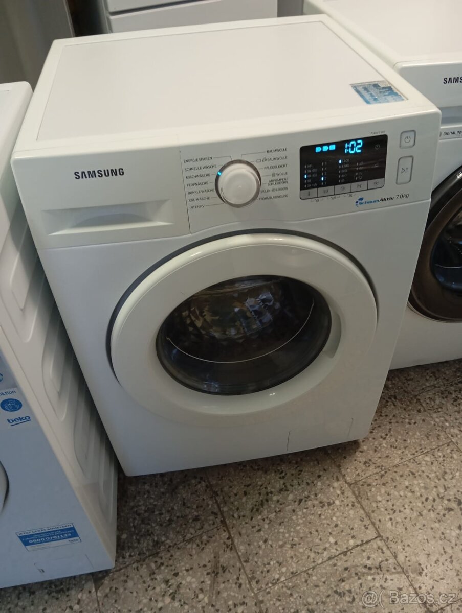 Prodám pračku Samsung, 7 kg, schaumAktiv, záruka