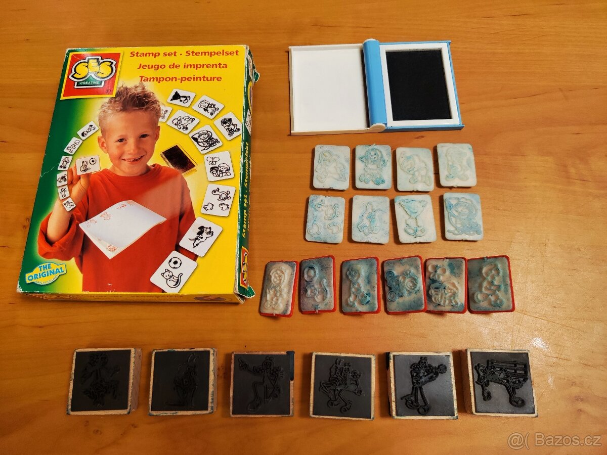 Dětská razítka - dřevěná i plastová