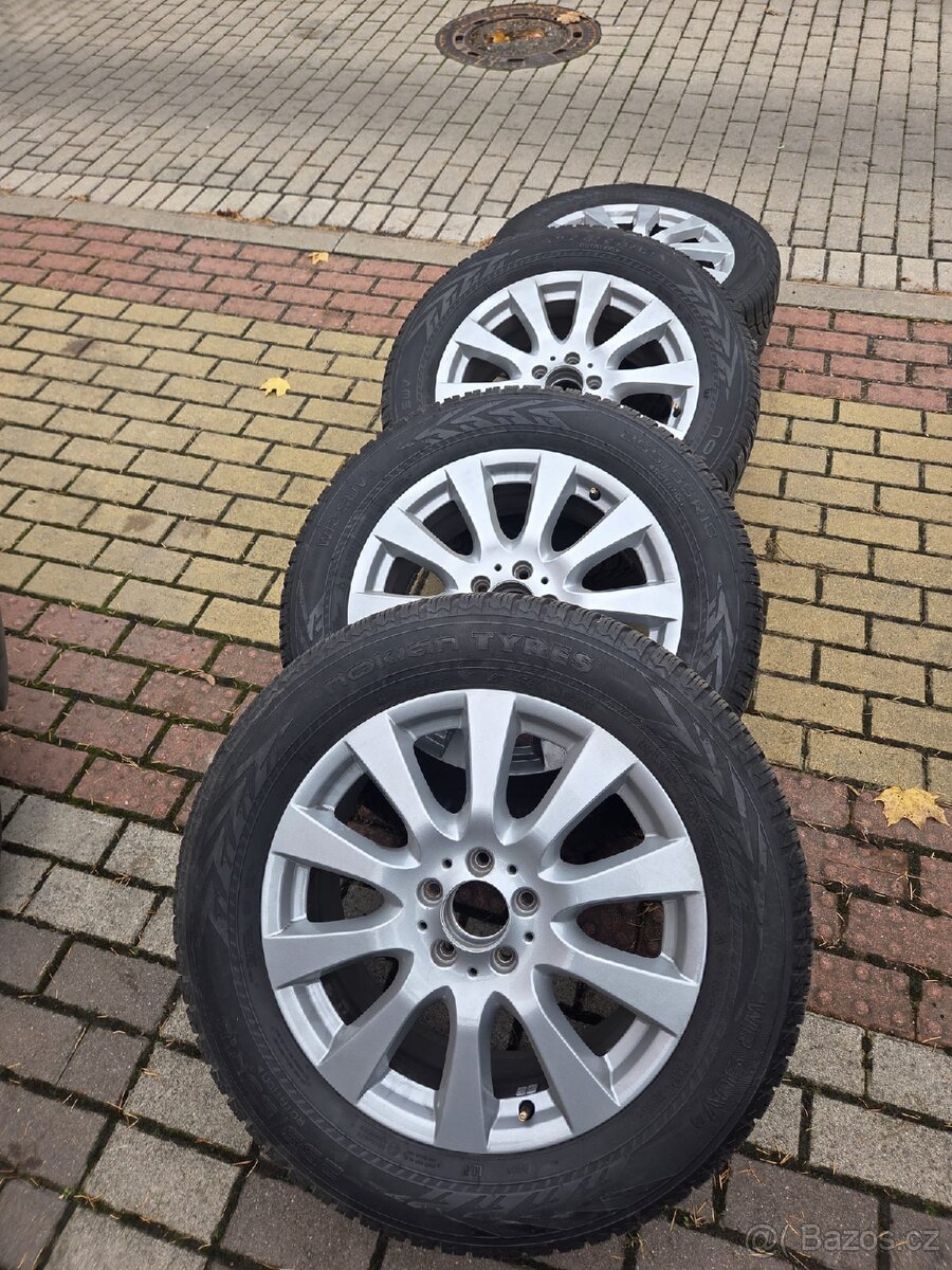 Originální alu Mercedes R18 255/55 zimni kola