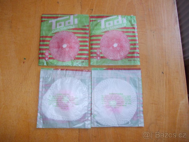 Punčošky k propan-butanové lampě Brillant