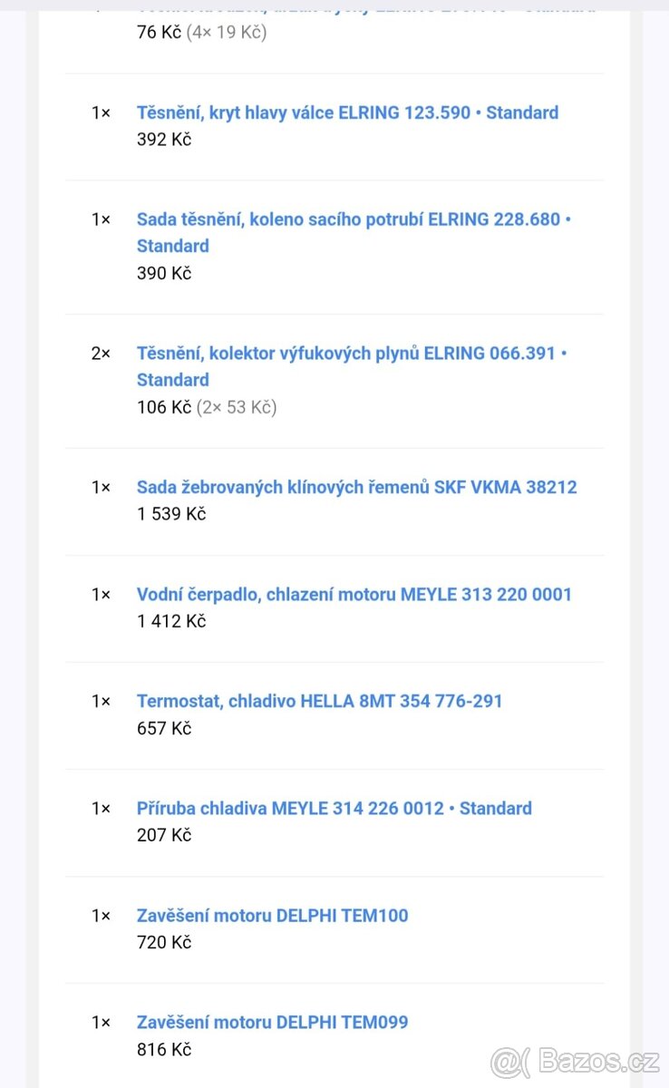 Dily k motoru M47D20