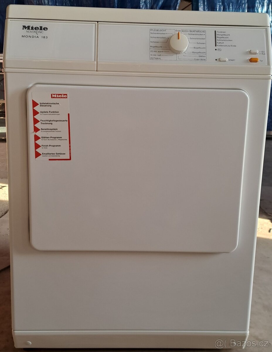 Odvětrávací sušička prádla MIELE Mondia 183.