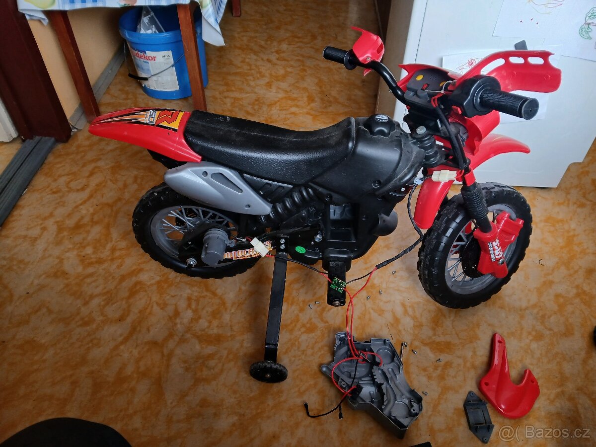 elektricka motorka pro deti kroska