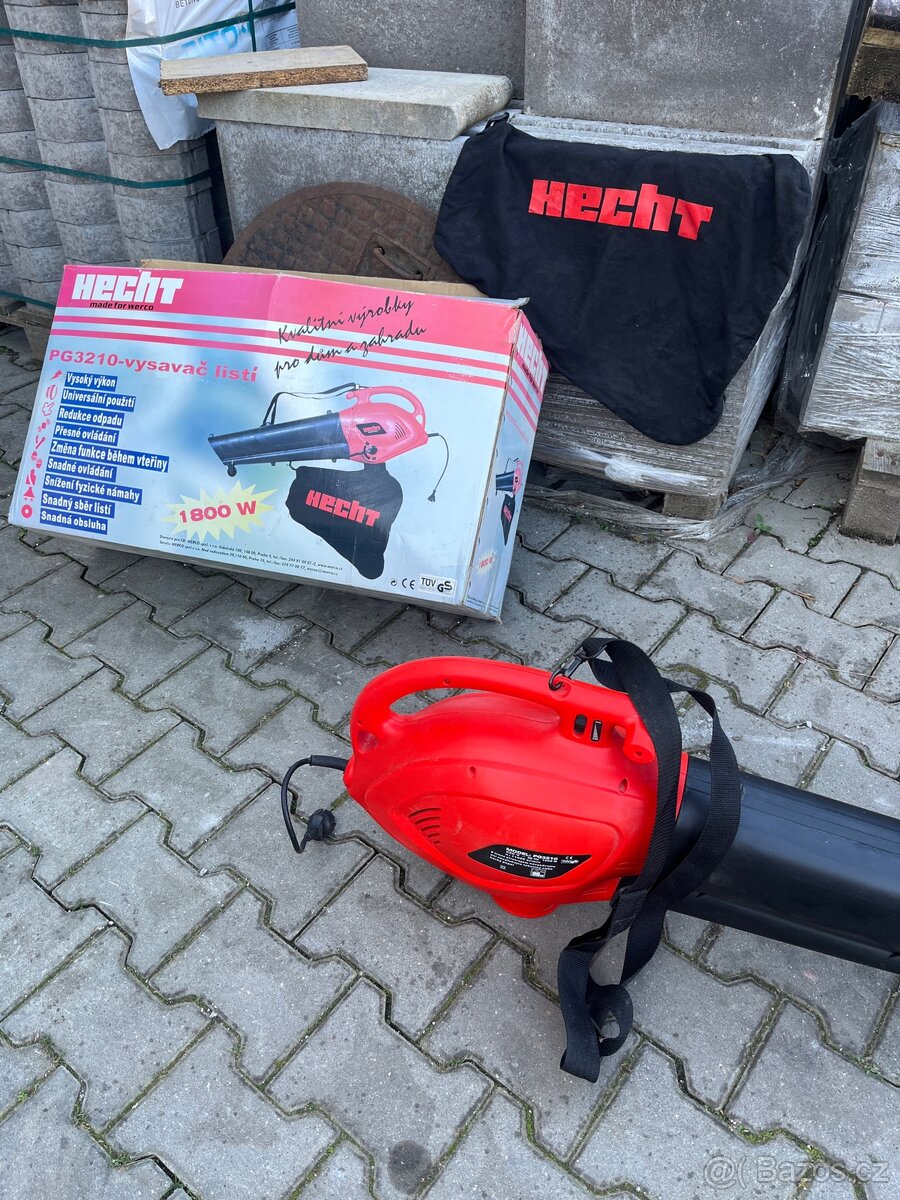 Vysavač a foukač listí HECHT