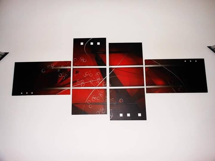 Obraz - 3D grafika - 4 dílný