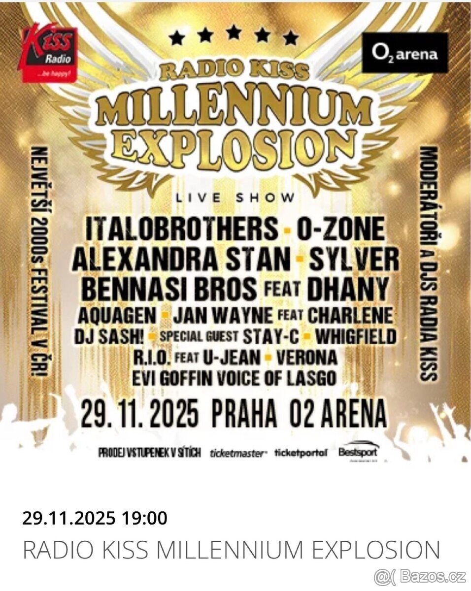 KISS MILLENNIUM,  koupím 1-2 VIP.