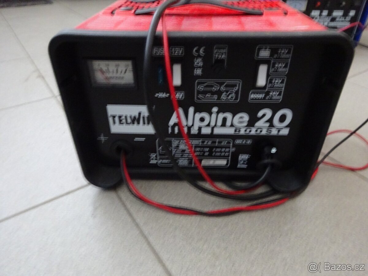 Nabíječka autobaterií TELWIN ALPINE 20 Boost 12/24V