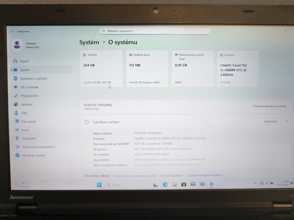 LENOVO ThinkPad T540p CZ