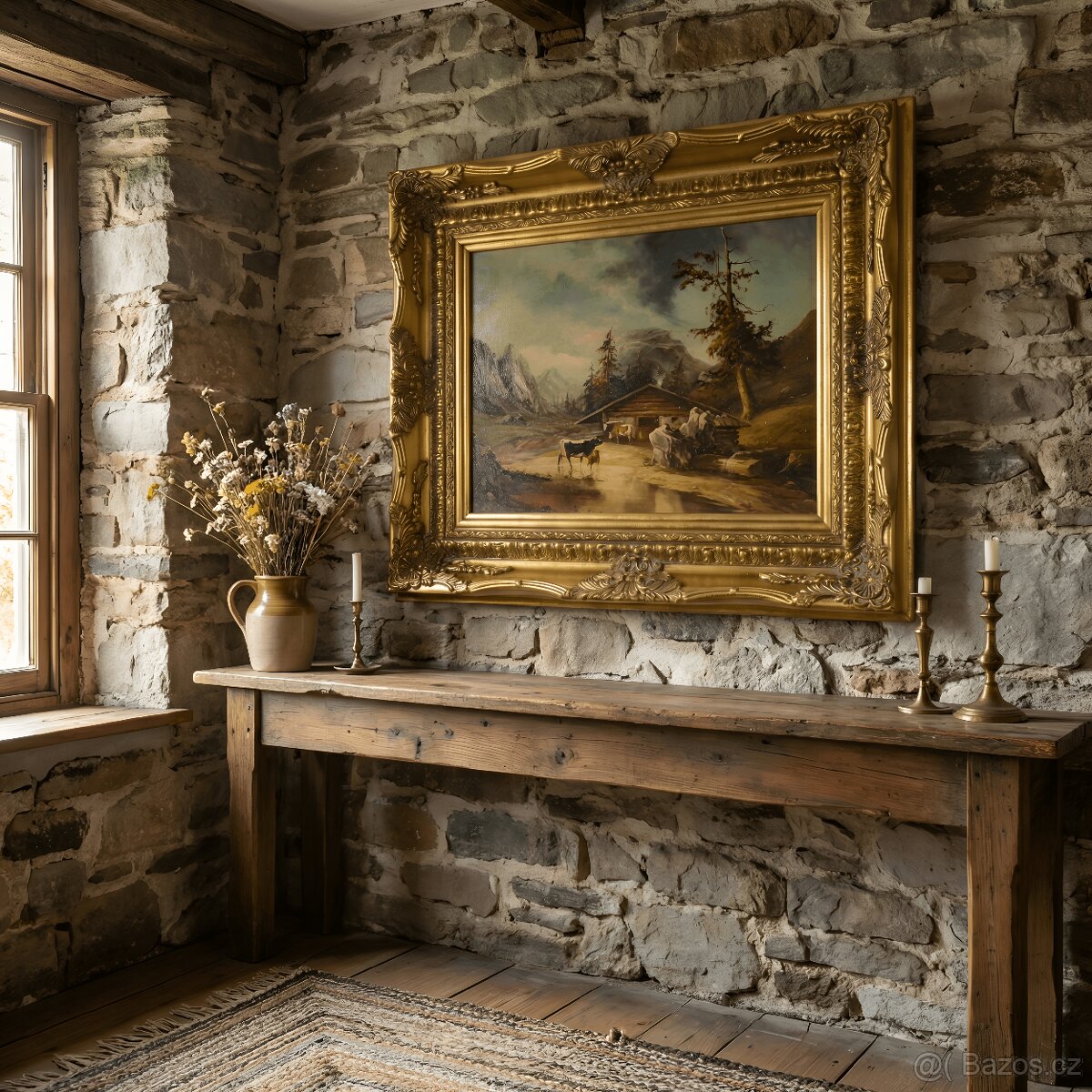 Obraz - V podhůří - olej na desce