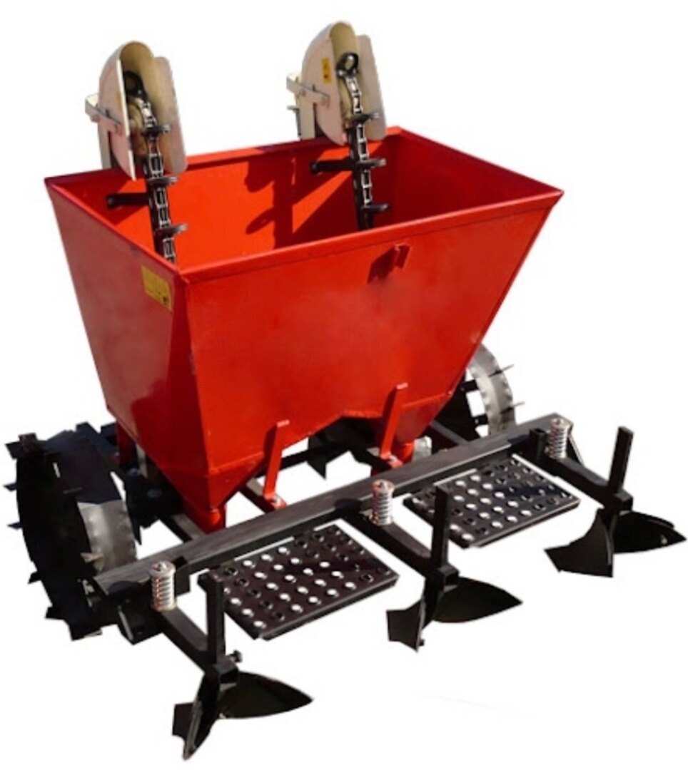 Dvouřádkový sazeč brambor