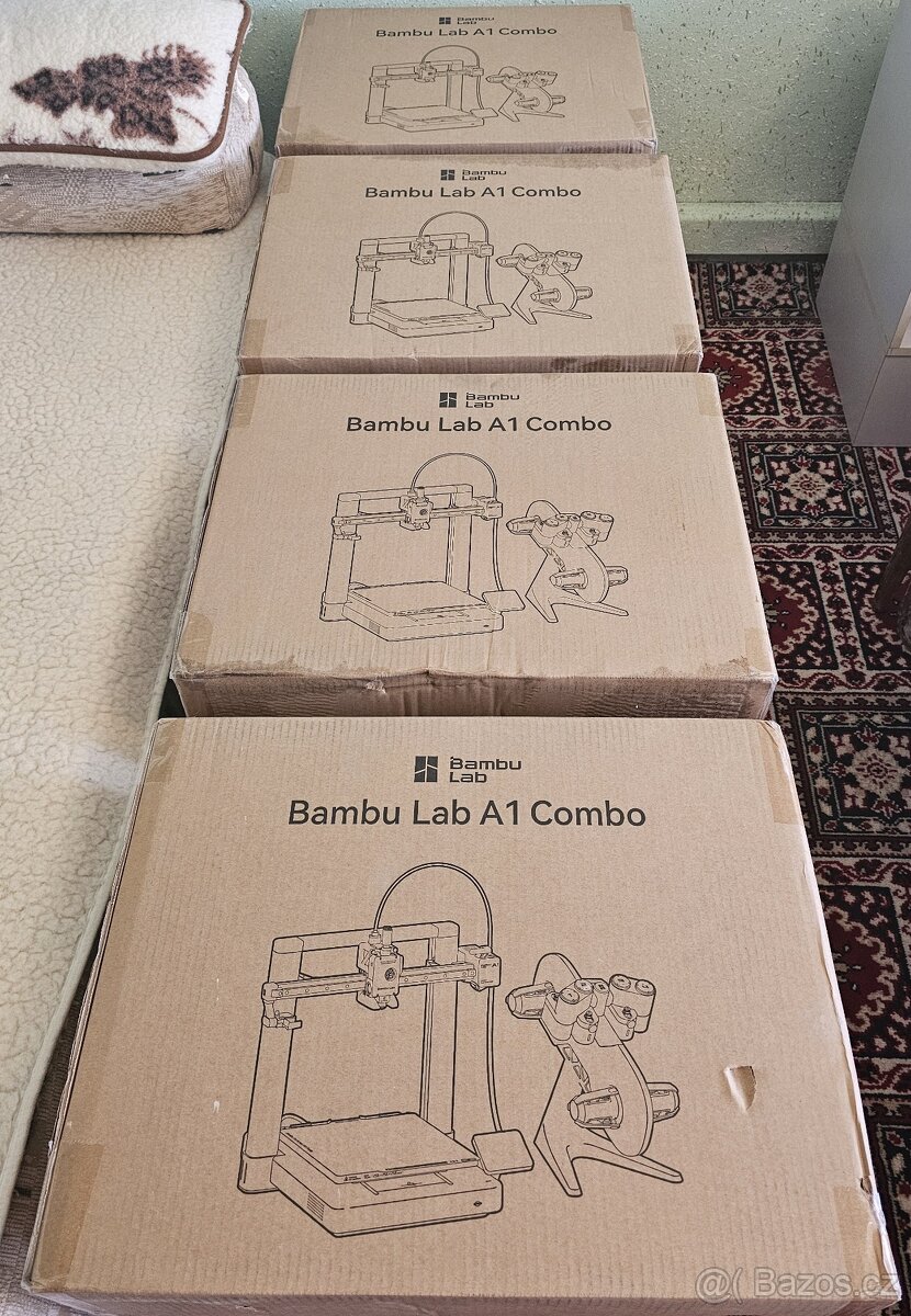 (4 ks) Bambu Lab A1 Combo – NOVÁ, NEROZBALENÁ
