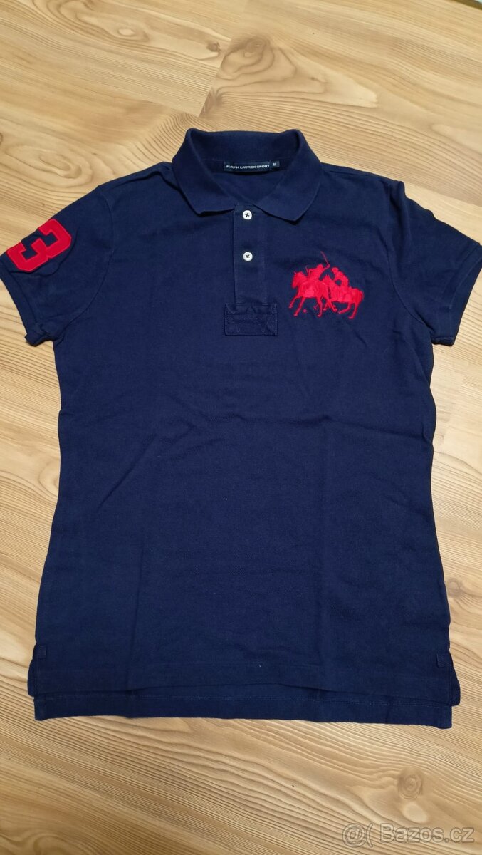 PĚKNÉ TRIČKO zn. RALPH LAUREN vel. M, zaslání 30 Kč