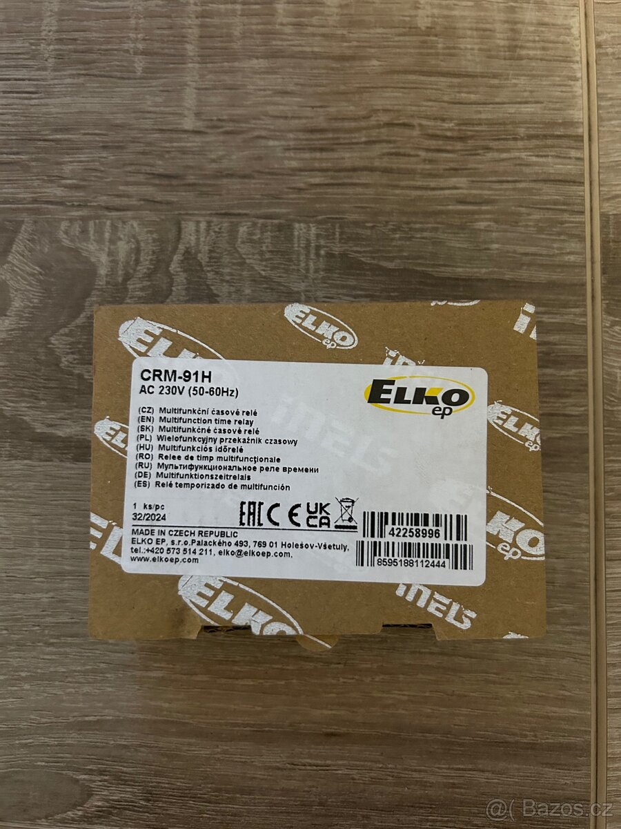 CRM-91H ČASOVÉ RELÉ 230V AC