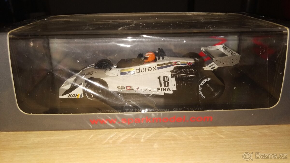 F1 Surtees TS19 #18 Rupert Keegan 1978 Spark S4012 1:43