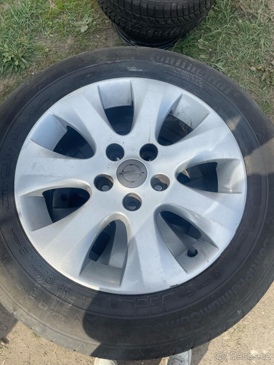 Opel 5x110 16 originál alu kola Zafira, Astra, Corsa ......