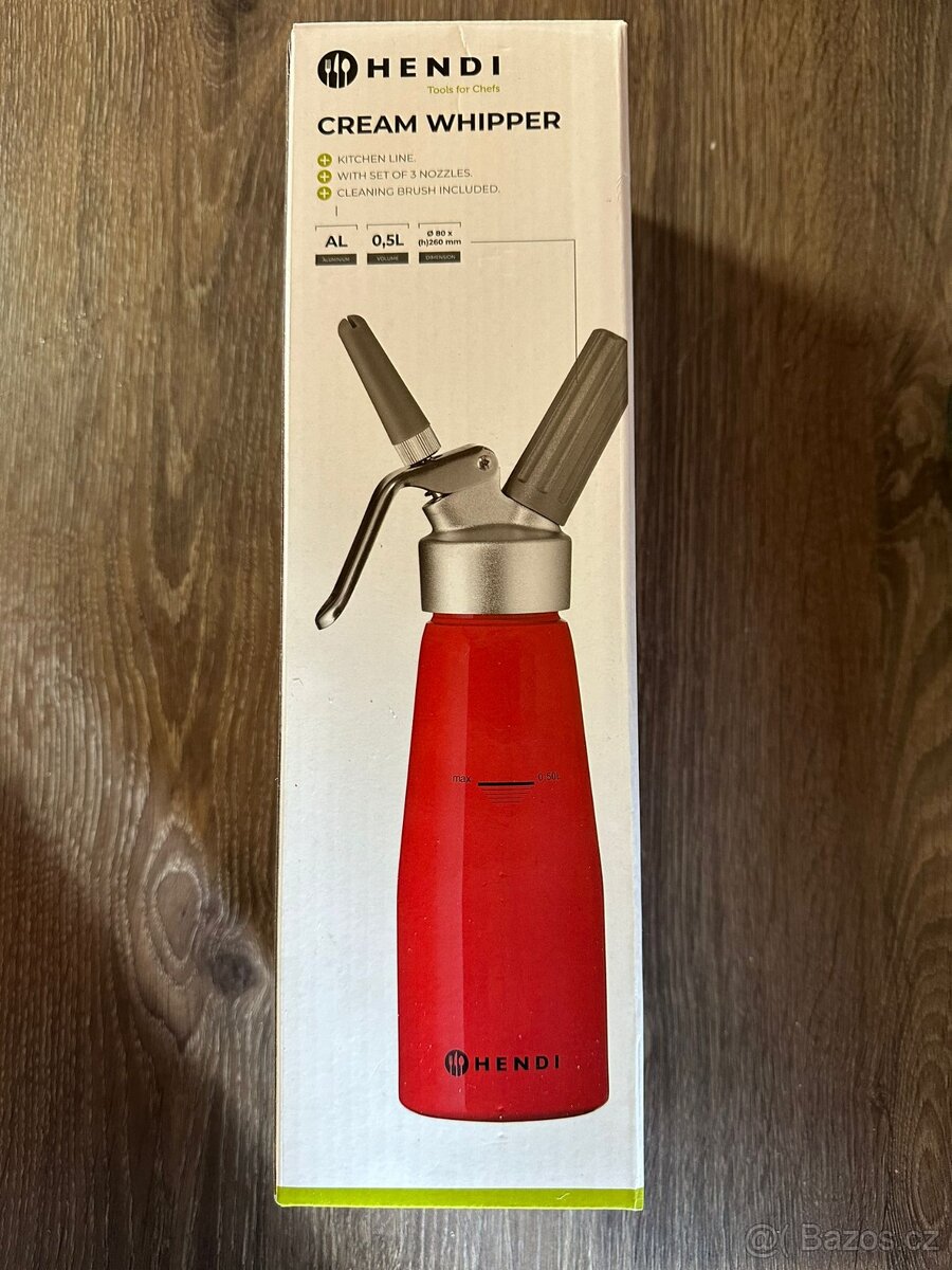 Lahev na šlehačku 0,5l - Hendi