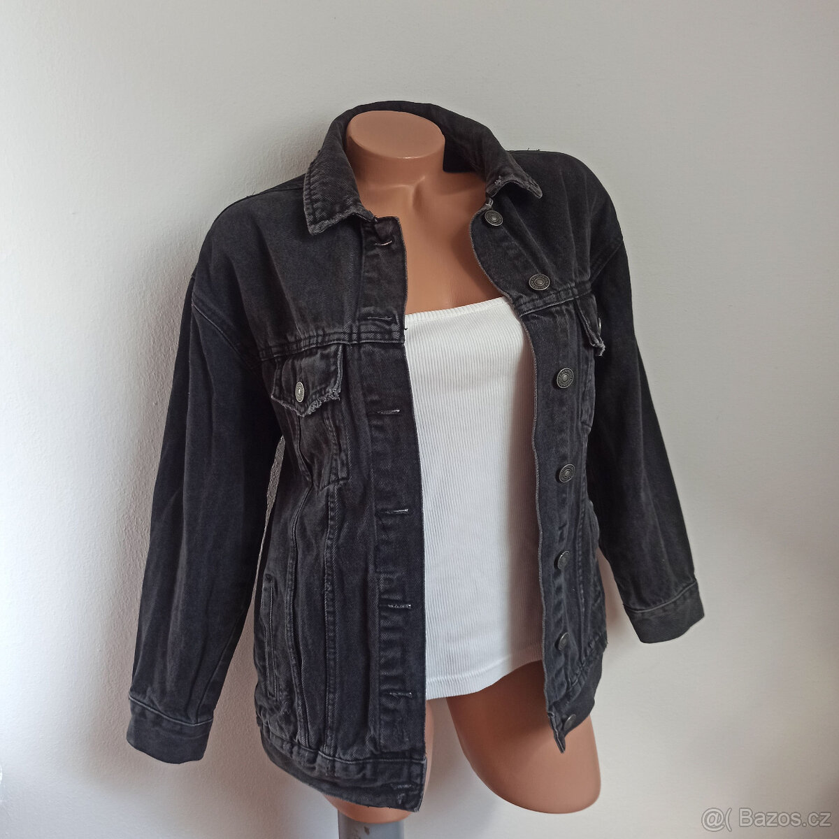 dámská oversize džíska XXS - XS BERSHKA TOP STAV
