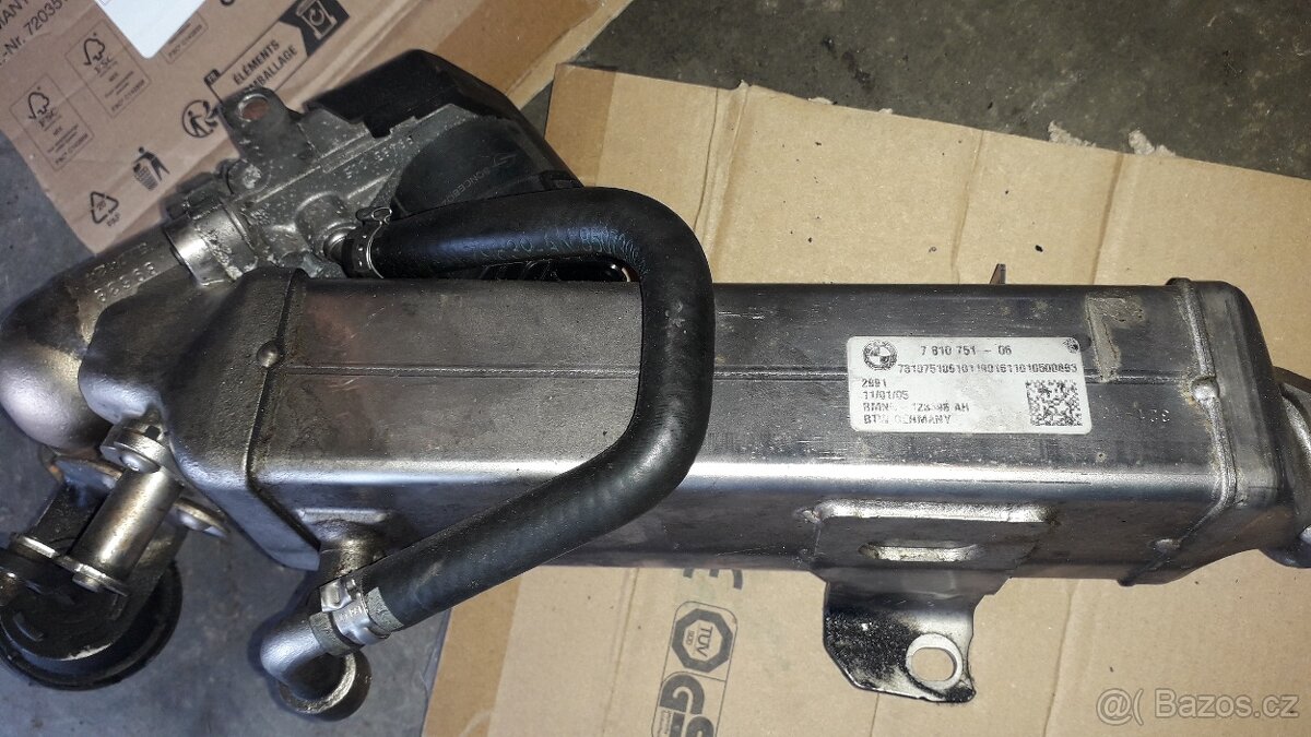 Bmw 520d f10 n47d20c chladič EGR