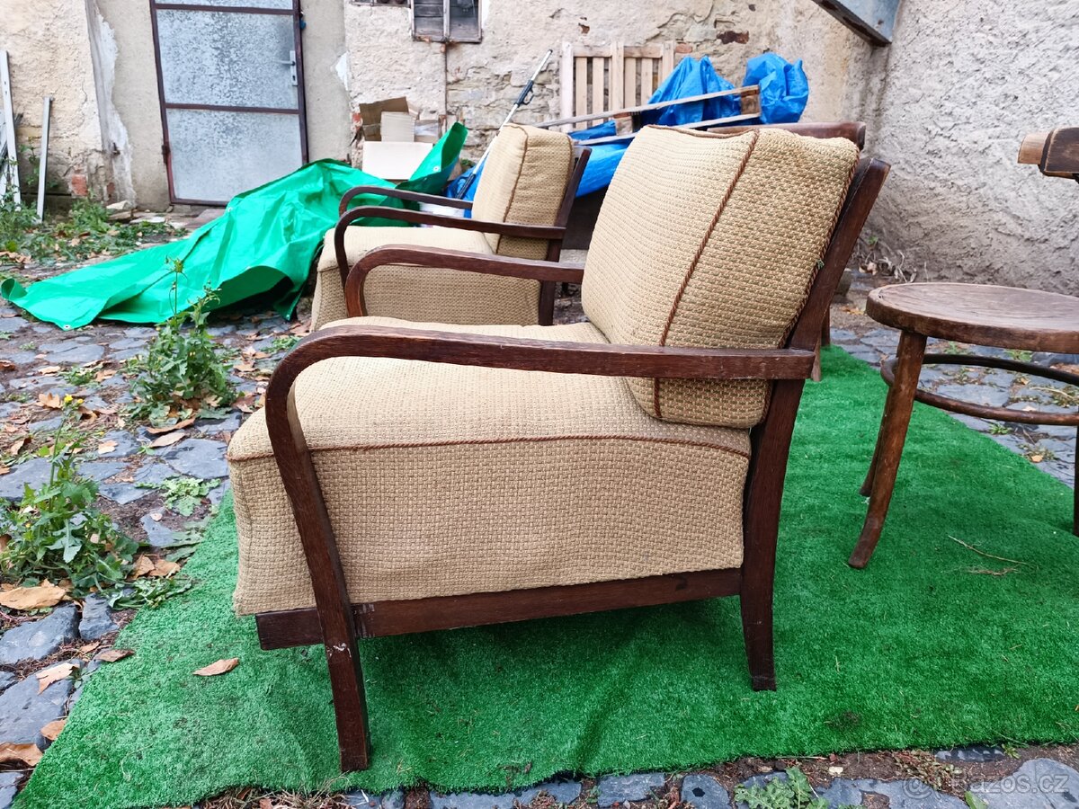 Křesla stůl a 2 židle bernkop