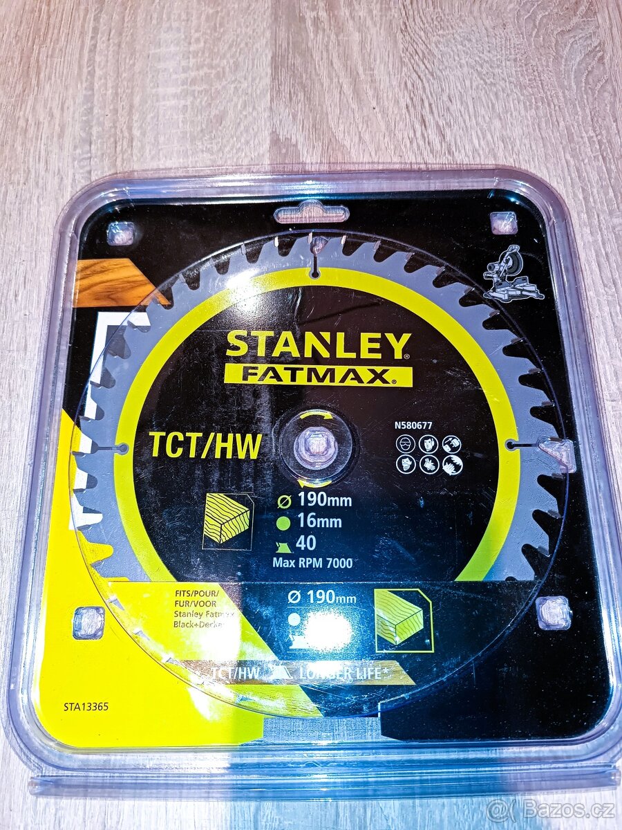 Pilový kotouč Stanley Fatmax 190mm