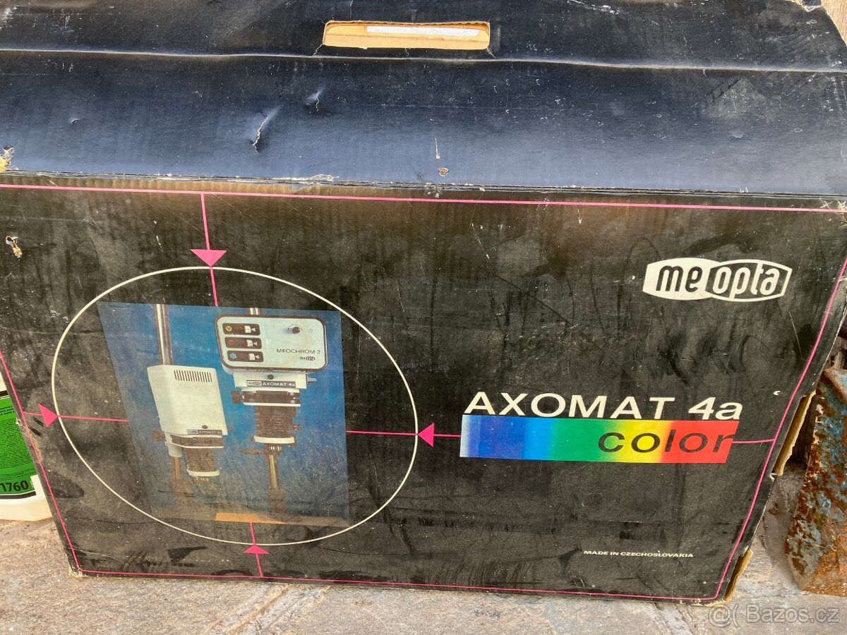 Zvětšovací přístroj AXOMAT 4A COLOR + leštička KOVOS