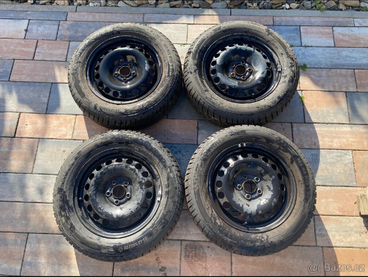 185/65 R15 92T ocelová zimní kola Skoda Fabia IV
