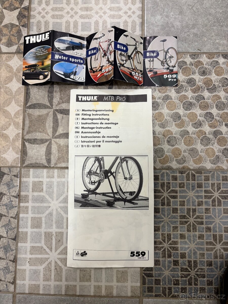 Stresni nosic na kola thule