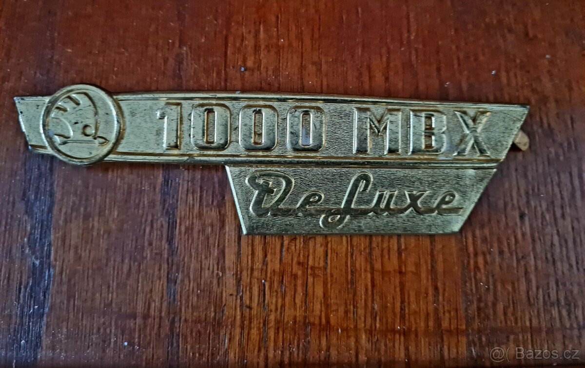ŠKODA 1000 mbx Deluxe znak
