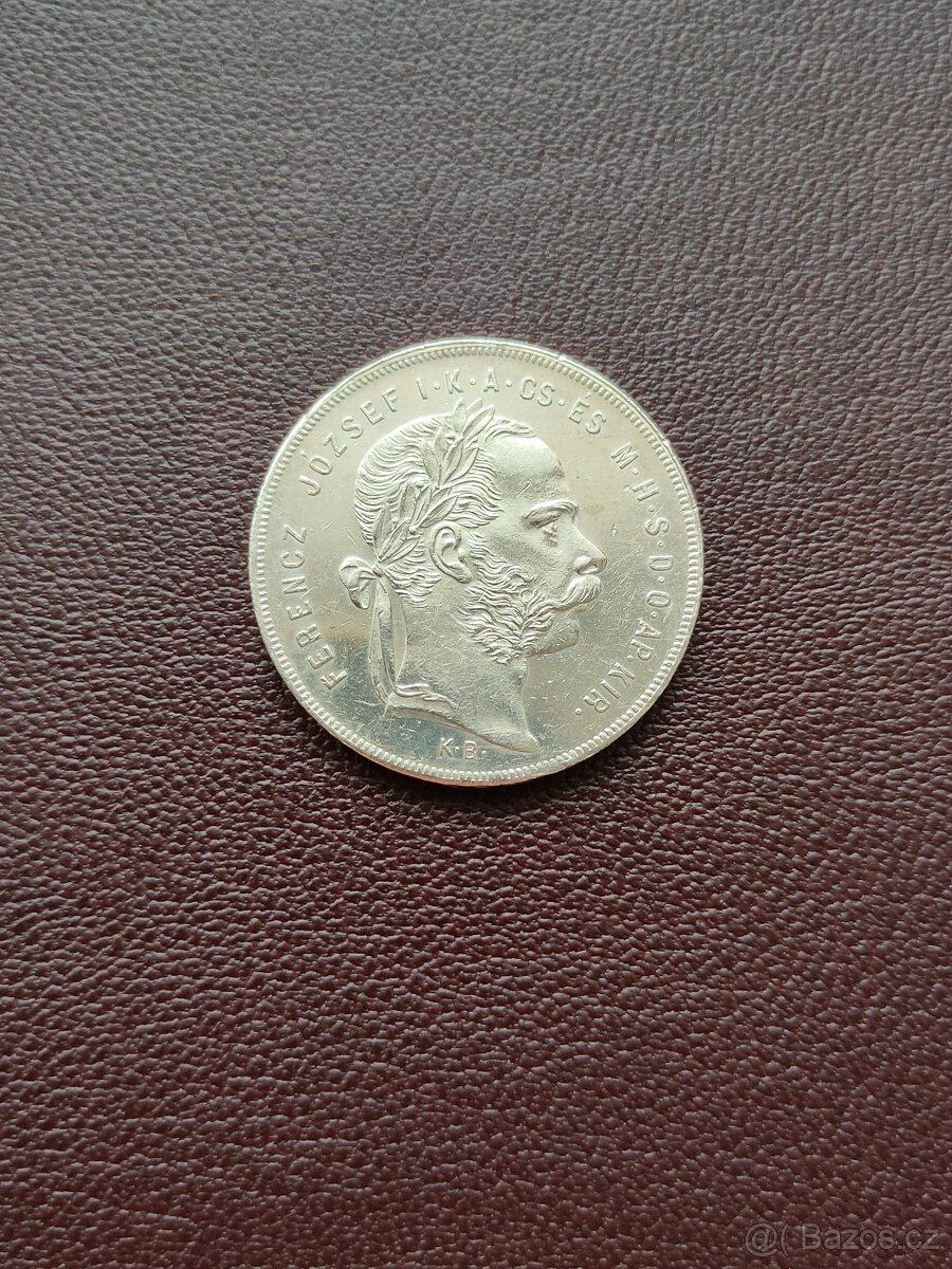 1 zlatník 1875 KB Fran. Josefa I.