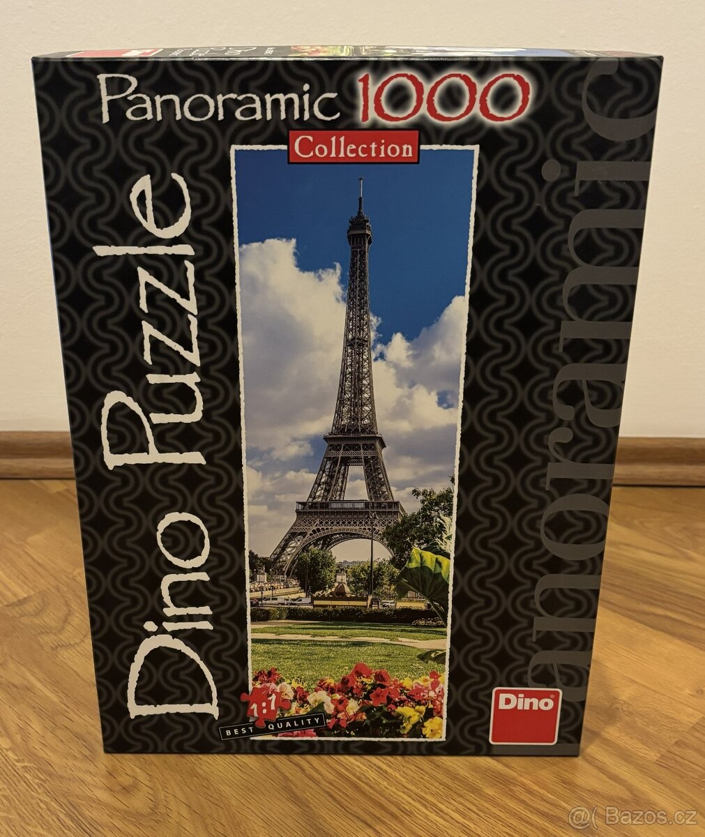 Dino Puzzle Panoramic Eiffelova věž na jaře