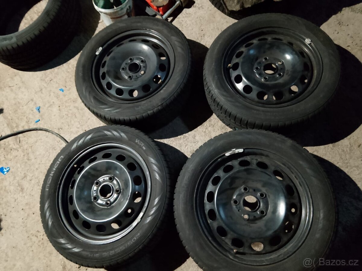 Kola 6x16 5x112 et48 Audi,VW, Škoda,Seat+zimní 205/55/16