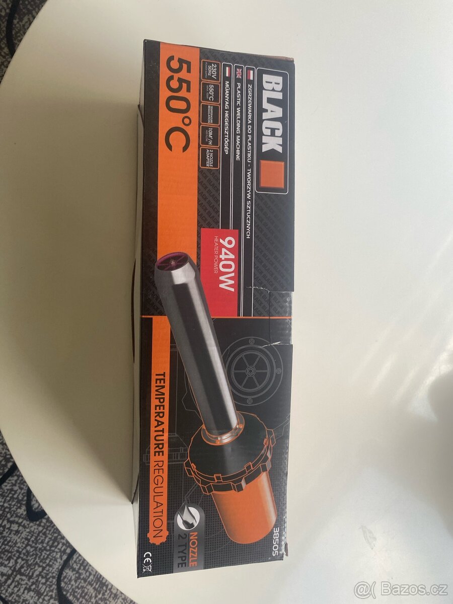 Horkovzdušná svářečka na plastové fólie nárazníky atd