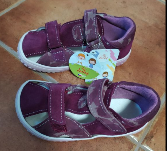 Kožené barefoot sandále Jonap vel 27, 17,5 cm