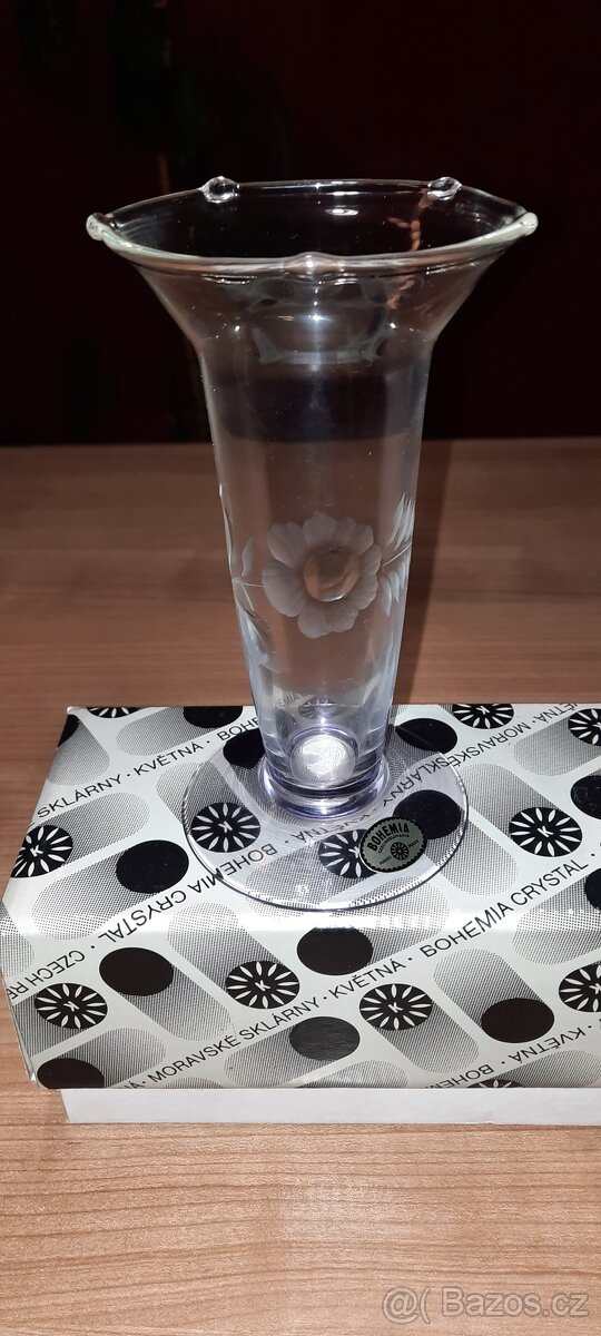 Vázička Bohemia crystal
