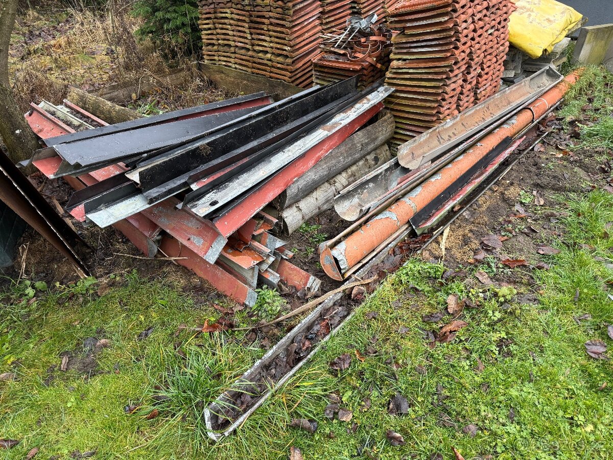 Závětrné lišty svody žlaby