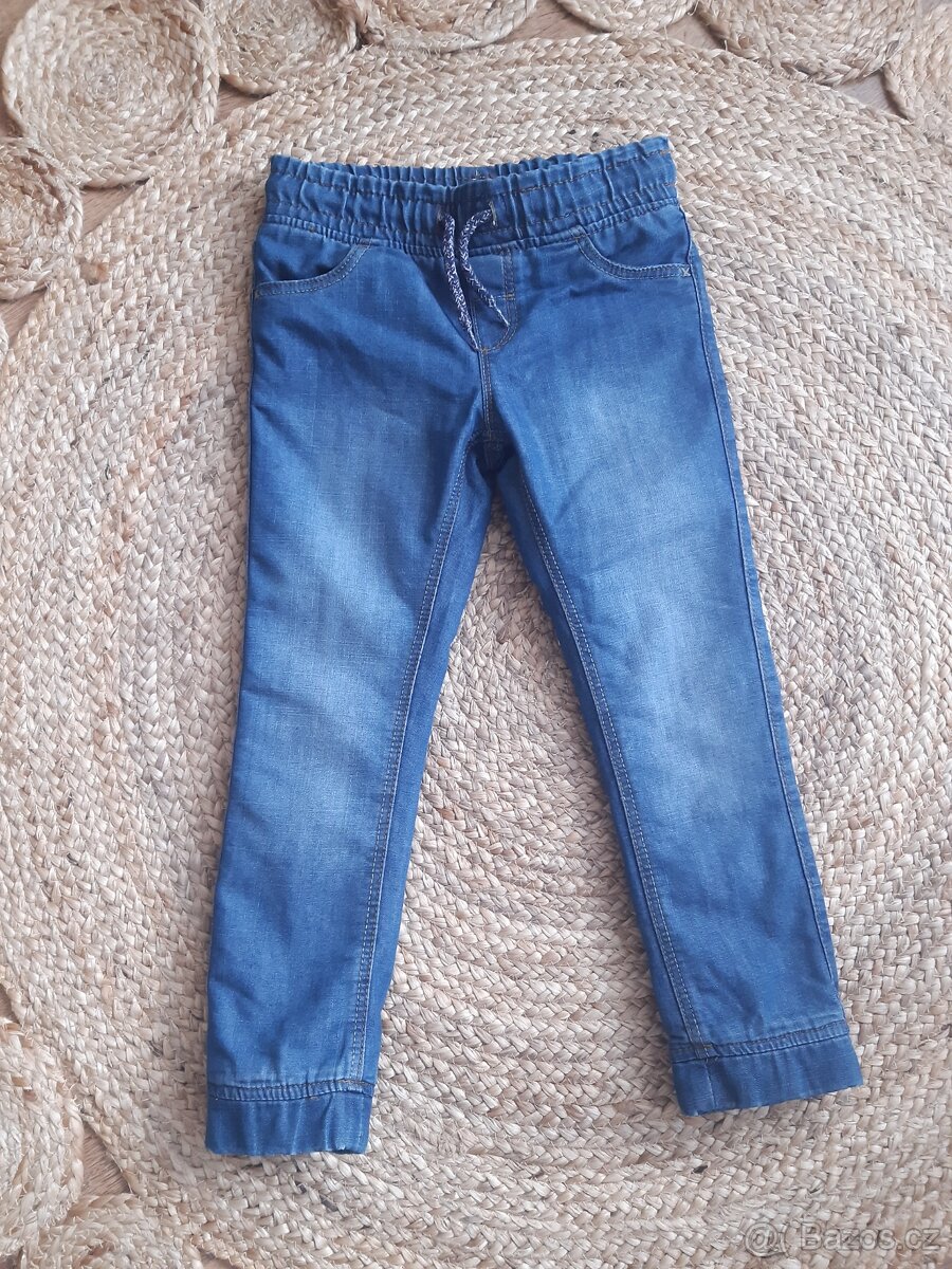 Zateplené kalhoty vel. 110