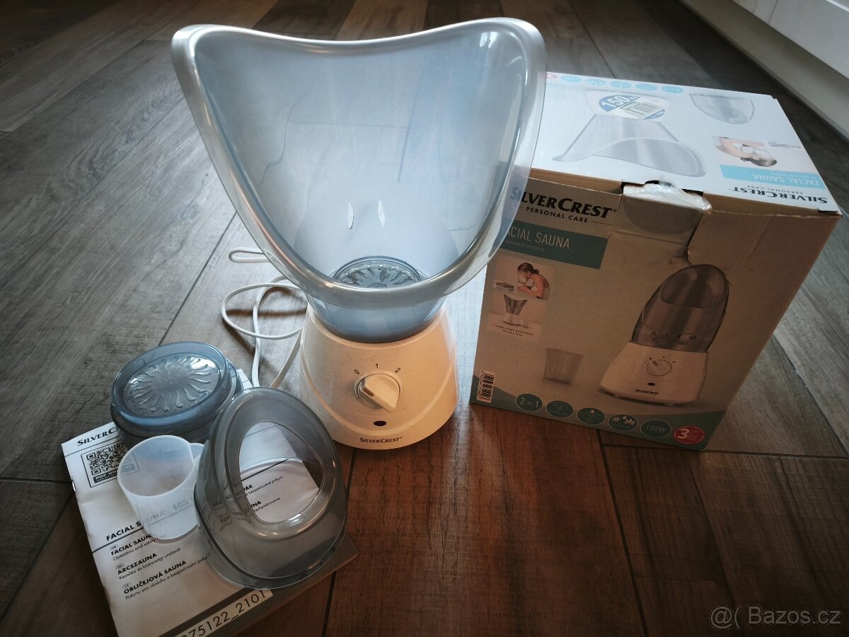 Obličejová sauna, nová