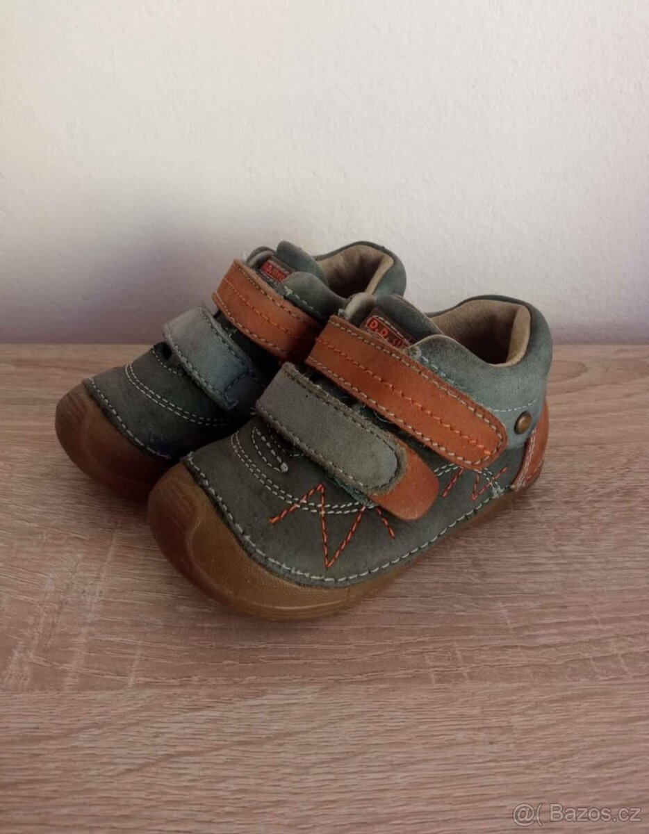 Celoroční kožené boty botičky D.D.step 19