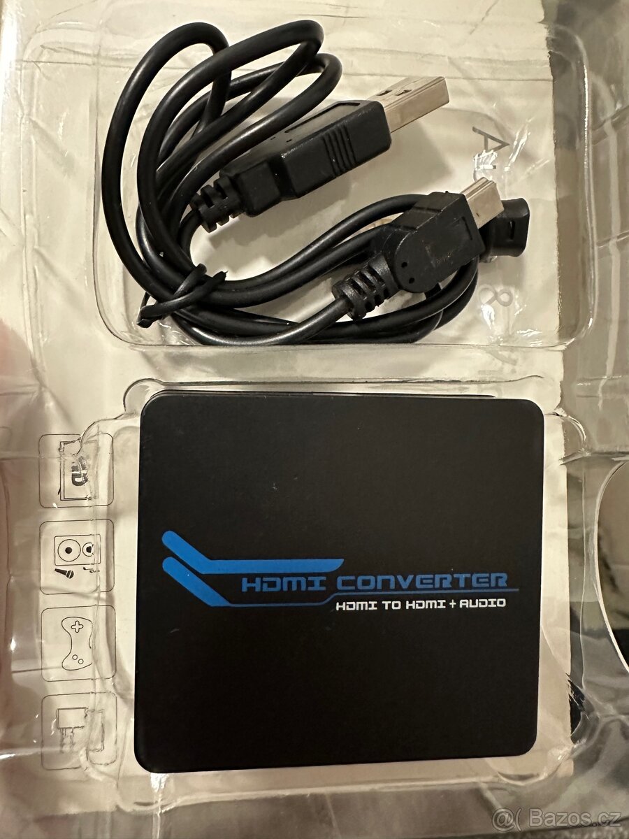 Převodník HDMI -> HDMI + audio