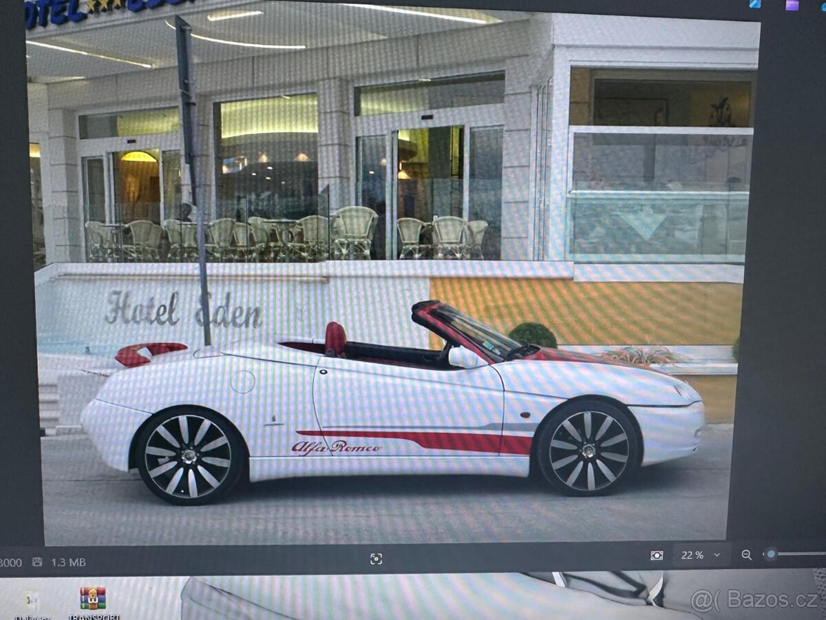 Prodám kabrio Alfa Romeo spider 2002 r.v