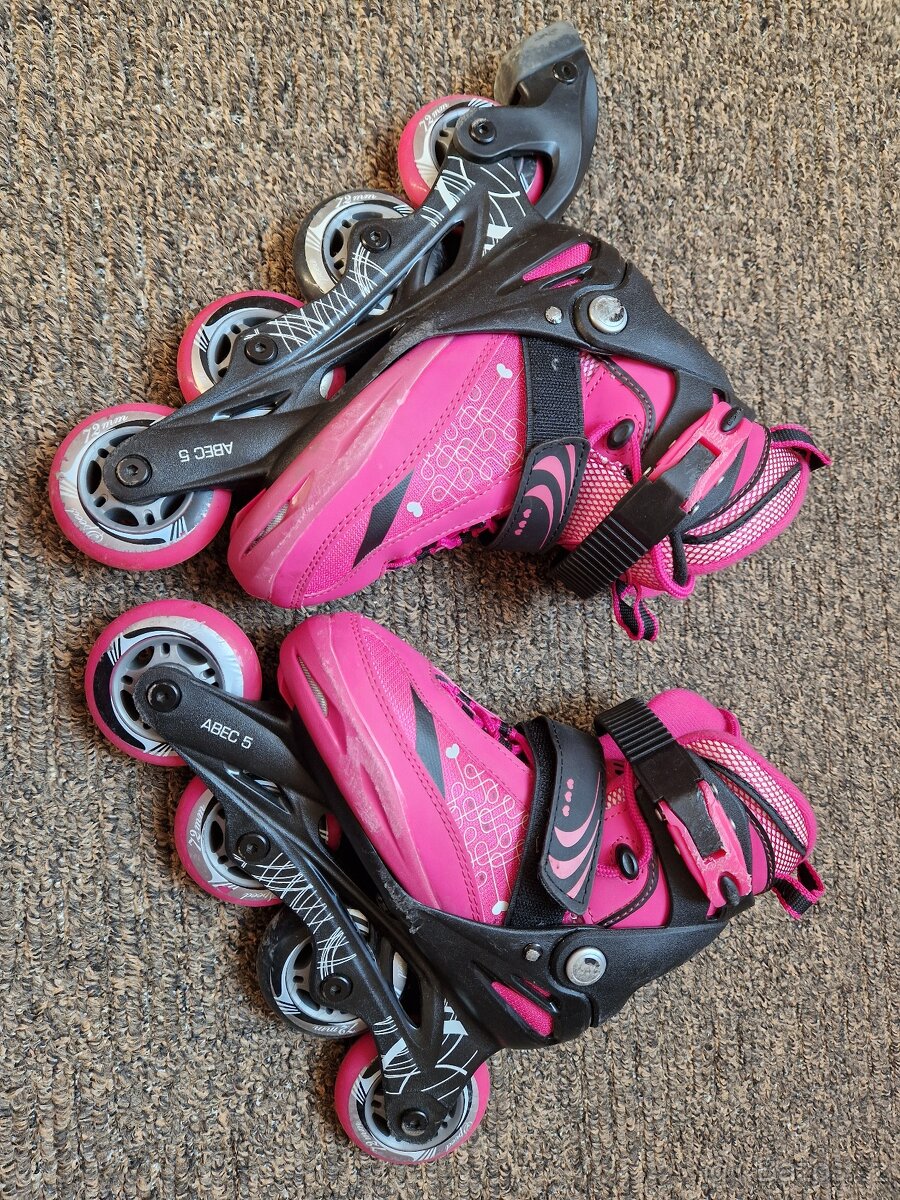 Dětské inline brusle, rostoucí vel. 29-33