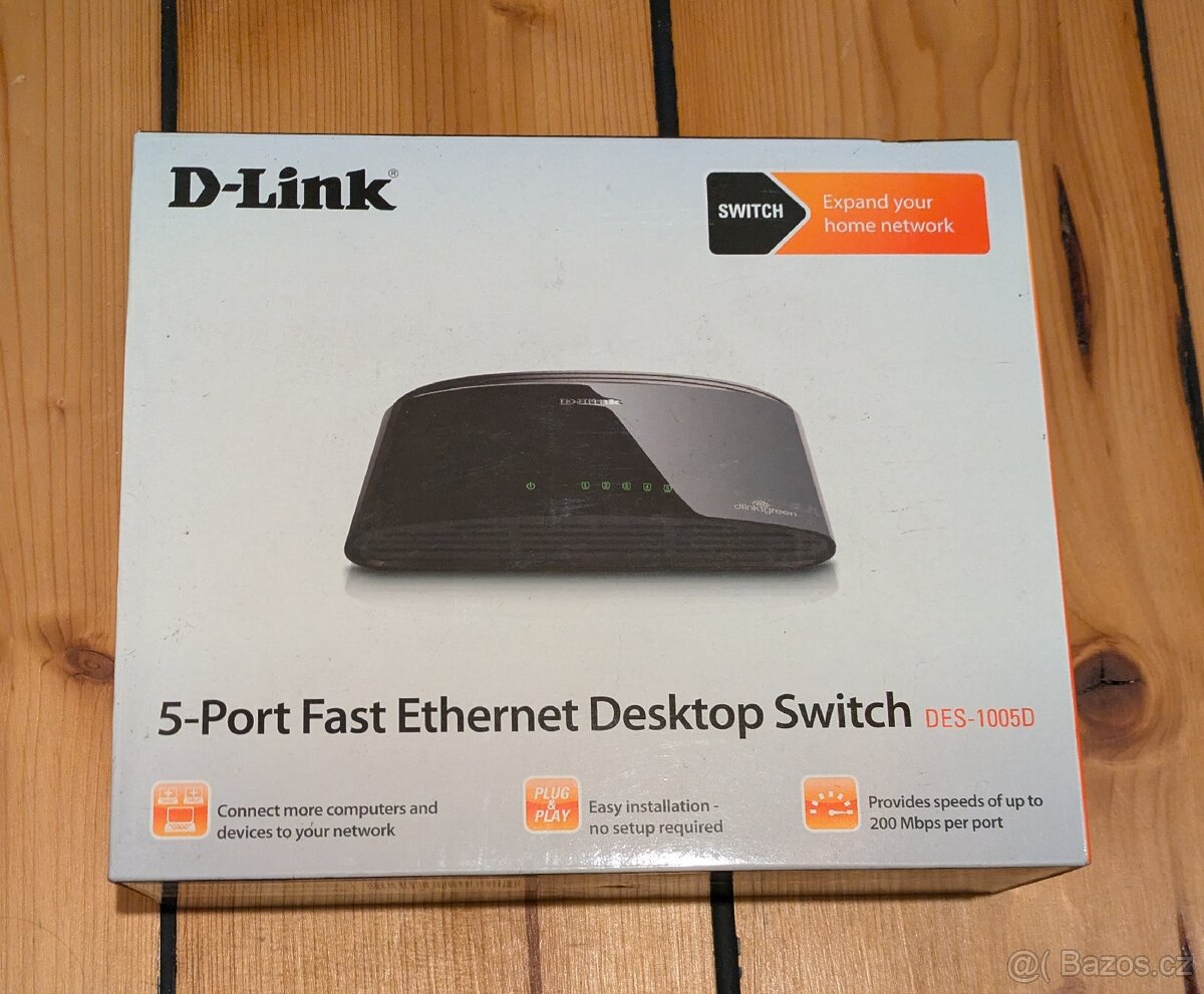D-Link 5-Port Fast Ethernet Desktop Switch
