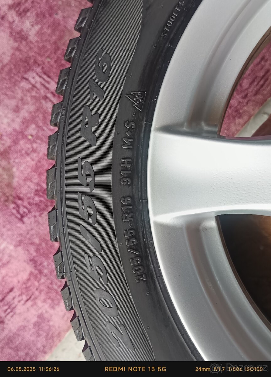 pneumatiky Pirelli 205/55 R16 91H M+S